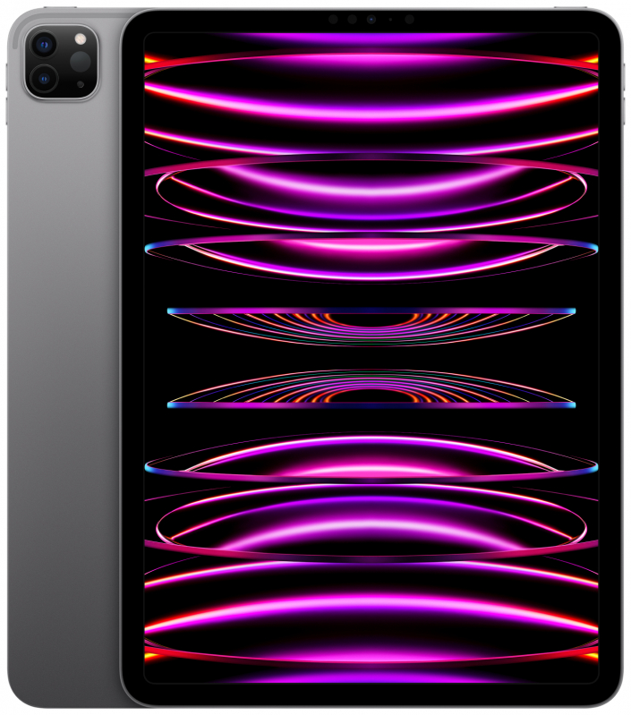  Apple iPad Pro 11 (2022), 256 ГБ, Wi-Fi + Cellular, Серый космос